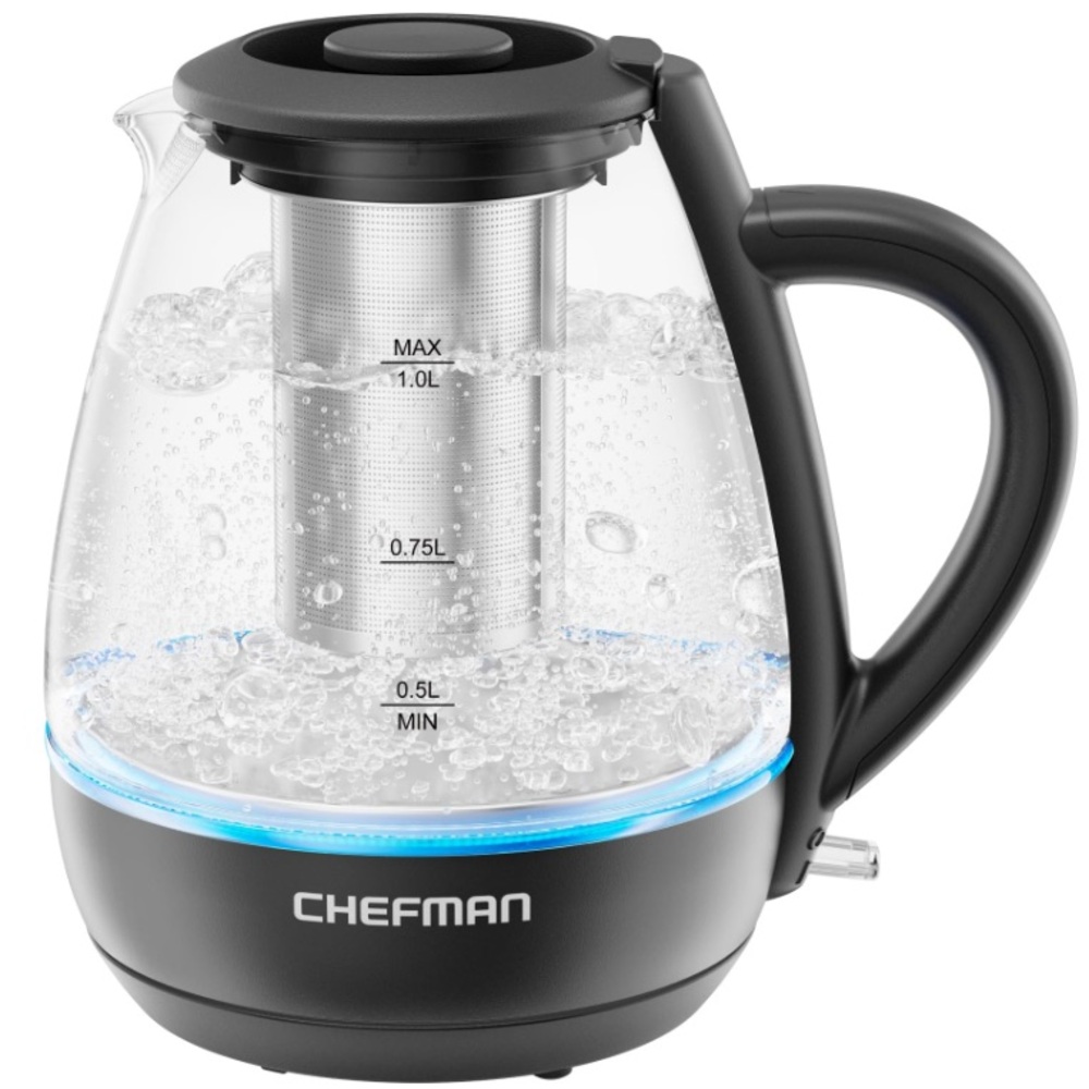 Chefman Electric Kettle with Tea Infuser